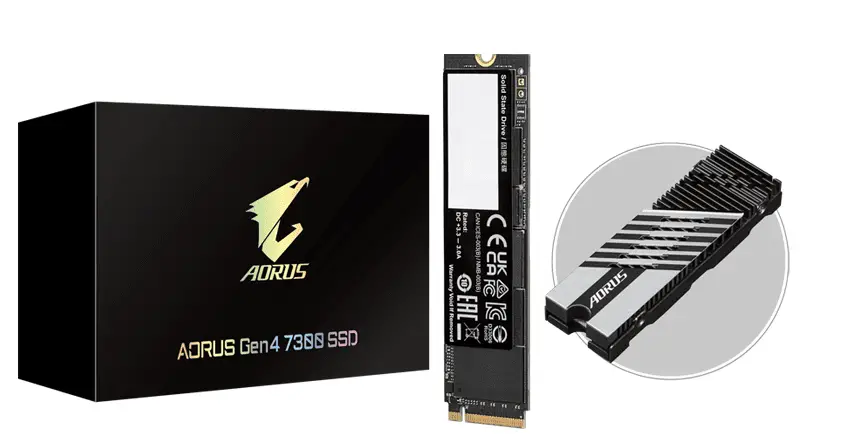 PS5 SSD Gigabyte Aorus Gen4 7300