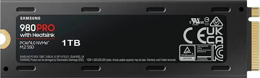 PS5 SSD Samsung 980 Pro