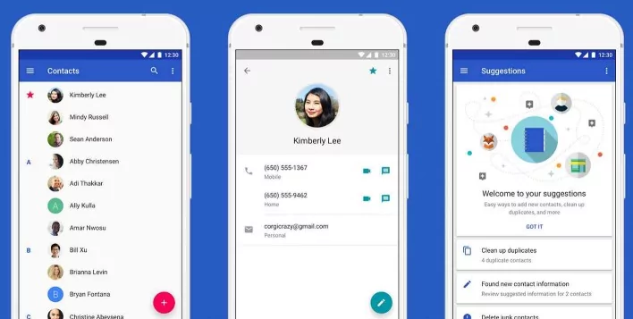GOOGLE contacts